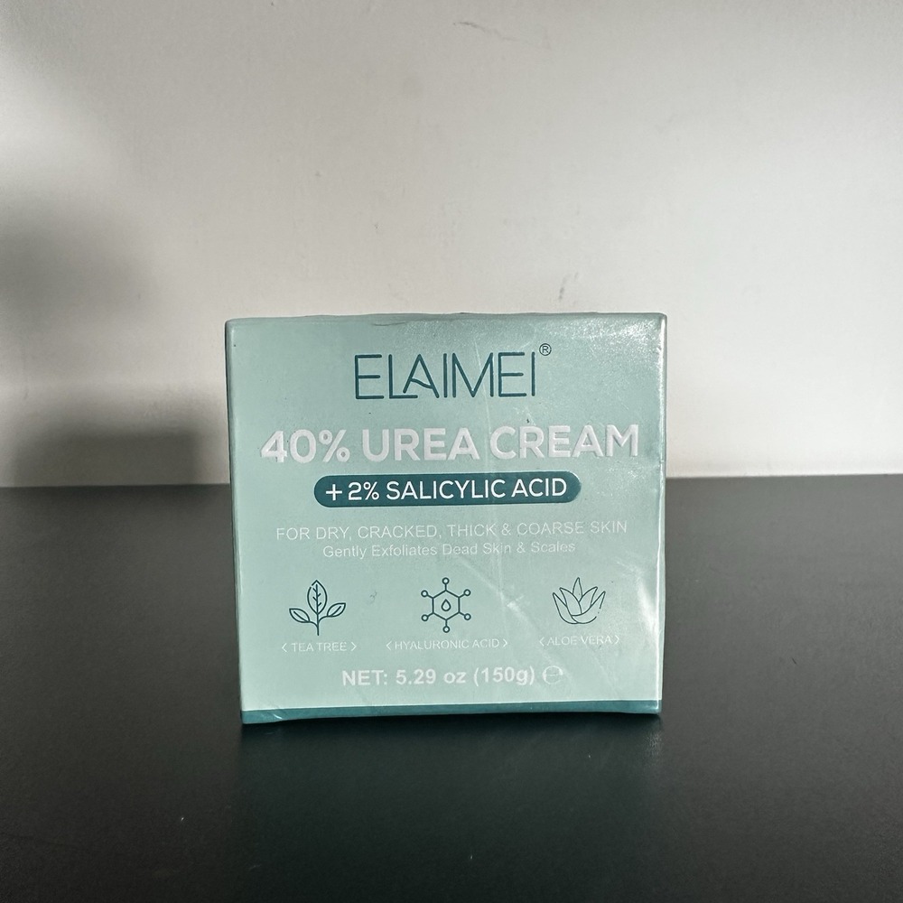 Elaimei Urea Cream 40% For Feet Plus 2% Salicylic Acid 5.29 oz Exp. 11/2027